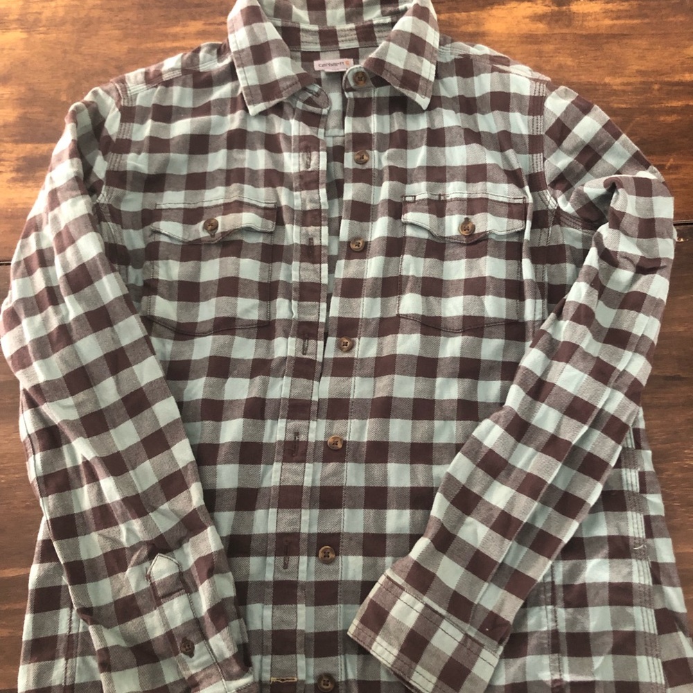 Carhartt button up flannel